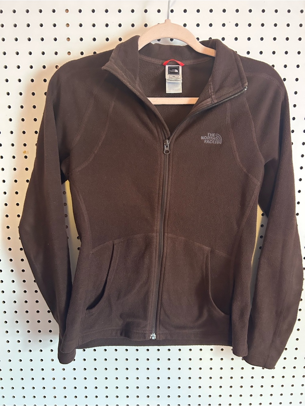 The North Face Women’s Brown Full-Zip Fleece Jacket Sz small